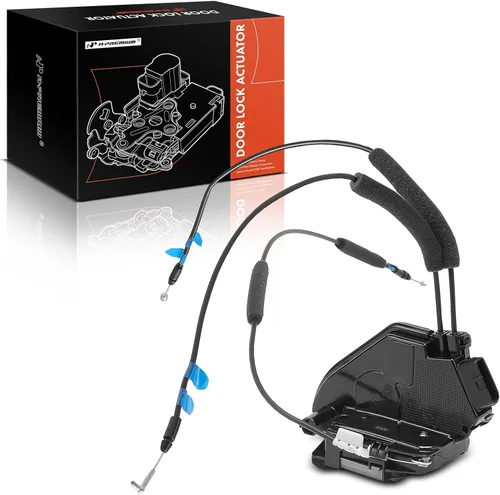 Vista 9 de A-Premium Pestillo de bloqueo de puerta y conjunto de cables compatible con vehículos Nissan – Altima 2013 2014 2015 2016 2017 2018, 2.5L 3.5L