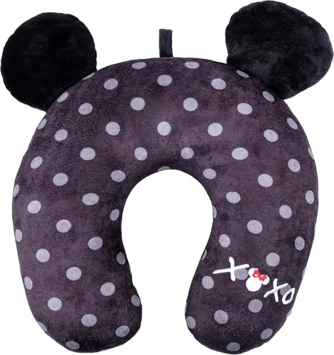 Vista 10 de FUL Disney Minnie Mouse Almohada con capucha para el cuello con orejas 3D, accesorios de viaje para avión, automóvil y oficina, cómoda