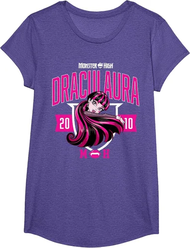 Vista 18 de Monster High -Camiseta Colegiada Draculaura Gris asfalto