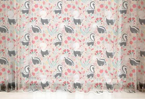 Vista 33 de Lunarable Science Tulle Curtains with Rod Pocket, Hand Drawn Chemistry Theme Doodle Experiment Design Arrangement, Sheer Drape for Wedding Party 2