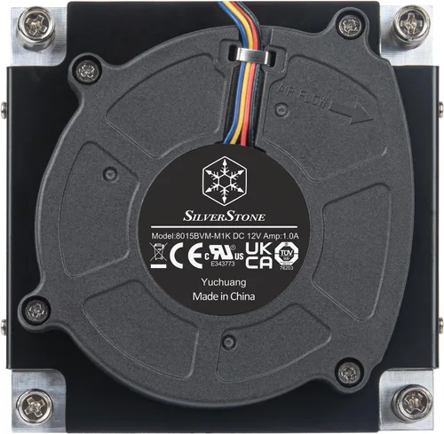 Vista 4 de SilverStone Technology XE01-1700A 1U servidor/estación de trabajo CPU Cooler para LGA 1700 y LGA1851socket, SST-XE01-1700A