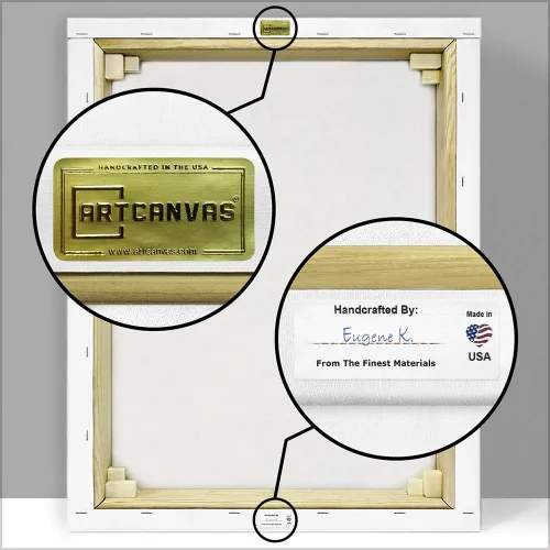 Vista 8 de ARTCANVAS Rockfish Canvas Art Print Stretched Framed Painting Picture Poster Giclee Wall Decor by Mark Catesby - 12" x 8" (0.75" Deep)