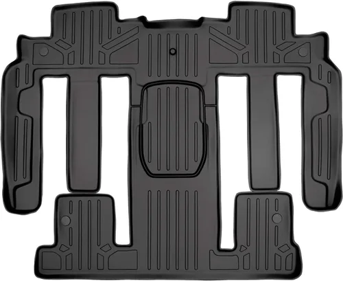 Vista 17 de SMARTLINER Tapete de suelo para maletero de carga para todo tipo de clima, detrás de la tercera fila, compatible con Buick Enclave 2018-2024