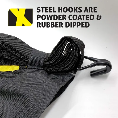 Vista 8 de The X-Cover de TRPx con material Realtree Edge – Cubierta de remolque y caja de camión pequeña – Lona resistente integrada y sistema de amarre. Se