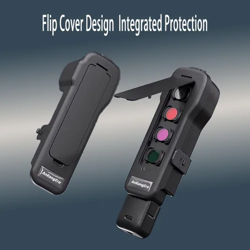 Vista 2 de Para DJI Osmo Pocket 3 Case, Funda protectora dura con compartimento de filtro magnético, 4 ranuras de filtro CPL/ND, forro de esponja a prueba