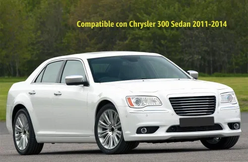 Vista 2 de Protectores contra salpicaduras compatibles con Chrysler 300 2011-2014