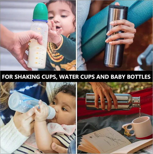 Vista 3 de 10 bolas agitadoras de acero inoxidable, bola de resorte, bebida, alambre, batidor, botella de proteínas, bolas mezcladoras lavables para jugo y café