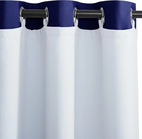 Vista 10 de NICETOWN Revestimientos de cortinas opacas, forros para cortinas, paneles de cortina con aislamiento térmico para cortinas largas con anillos