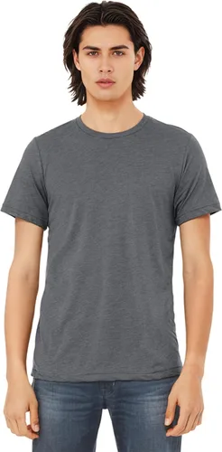 Vista 34 de Bella Canvas 3413c para hombre (1) Triblend verde + (1) Triblend rojo