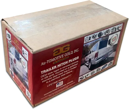 Vista 5 de Au-TOMOTIVE GOLD, INC. Enchufe de enganche negro resistente de clase III con licencia oficial para Jeep Grill