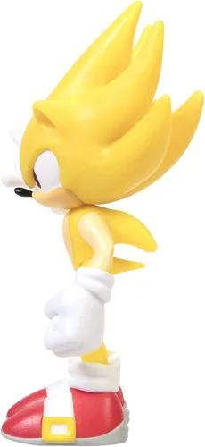 Vista 5 de Sonic The Hedgehog Figura de acción de juguete coleccionable Super Sonic de 2.5 pulgadas