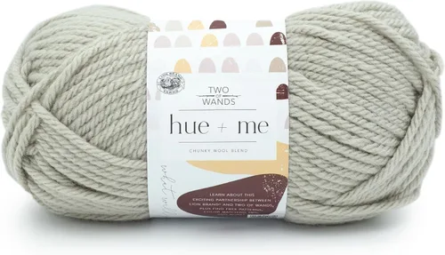 Vista 20 de Lion Brand Yarn, Hue + Me - Hilo grueso para tejer a ganchillo, tejer y manualidades, agave, 1 paquete