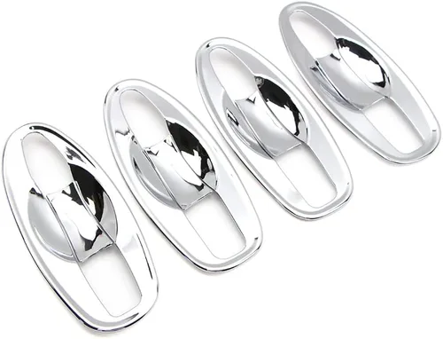 Vista 2 de Dreamseek 4 unids manija de puerta taza cubierta para Nissan Rogue X-Trail Xtrail T32 2014 2015 2016 triple cromado exterior moldeado protector Trim