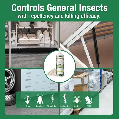 Vista 4 de EcoVenger® DEssential Dust Peppermint Repele y mata insectos rastreros Chinches de cama cucarachas hormigas pulgas Grado alimenticio DE