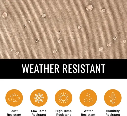 Vista 5 de Funda de TV para exteriores, protector universal resistente a la intemperie para TV de 60 a 65 pulgadas, se adapta a la mayoría de soportes