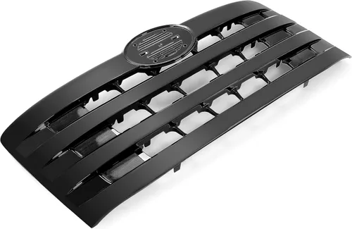 Vista 2 de KUAFU Parachoques delantero superior parrilla compatible con modelos 2011-2018 Hino 238 258 268 338 pintado - negro