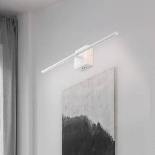 Vista 13 de Eyely EYL7022C-SET2 Moravia - Aplique de pared de metal integrado regulable de 28 pulgadas para vestíbulo de entrada, color negro (juego de 2)