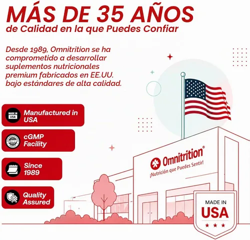 Vista 5 de Omnitrition OmniTrim Extra Enhancer Cápsulas de apoyo al metabolismo 90