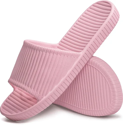 Happy Lily Shower Shoes, Women & Mens Shower Slippers, Slides Sandals Pool Slides House Slippers Non-Slip Indoor Bathroom Shoes Beach Sandals