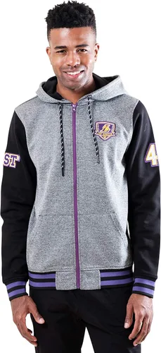 Vista 24 de Ultra Game Chaqueta con capucha oficial de la NBA Super Soft MVP con cremallera completa para hombre