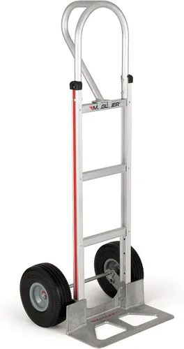 Magliner HMK15AUAC - Camión de mano de aluminio, mango de bucle vertical, placa de nariz de aluminio fundido a presión de 18 x 7-1/2 pulgadas Varios