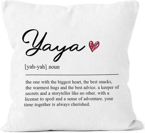 Vista 14 de Abuela Definition Gifts - Funda de almohada de 18 x 18 pulgadas, funda de almohada de cumpleaños para abuela española, decoración cuadrada