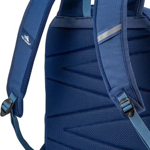 Vista 7 de High Sierra Outburst 2.0 Mochila de mano con funda acolchada para tableta para laptop, reflectividad de 360 grados, Azul grafitoazul marino