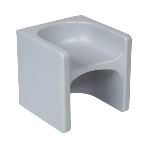 ECR4Kids Tri-Me 3 en 1 silla cubo, muebles para niños, gris claro