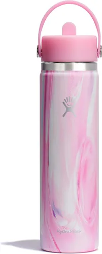 Vista 56 de Hydro Flask de boca ancha con tapa Flex de pajita de 24 onzas Agave