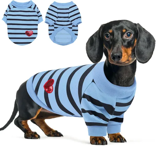 Vista 53 de Queenmore Camisa para perros pequeños, camisa suave y transpirable para perros, gatos, macho y hembra, ropa para mascotas para todas las estaciones