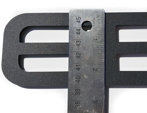 Vista 7 de Emblema EB trasero personalizado de 1 pieza compatible con Mustang Eco Ecoboost insignia logotipo (azul oscuro)