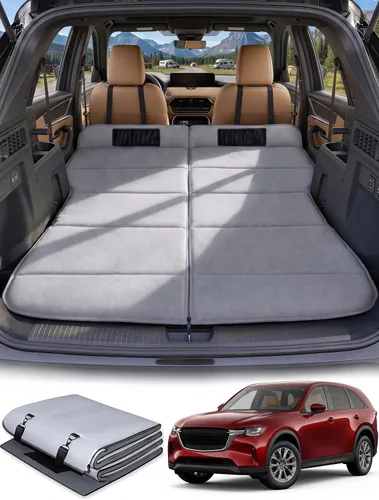 Colchón de camping para automóvil Mazda CX-70, no necesita inflado, cama de maletero de espuma plegable, alternativa de colchón de aire para SUV