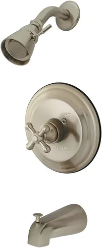 Vista 4 de Kingston Brass KB3633AX - Grifo de restauración para bañera y ducha, 7.13 x 7.5 x 5.31, latón antiguo