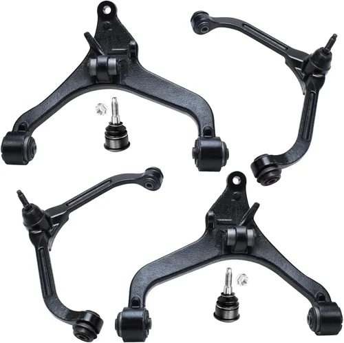 Vista 115 de Detroit Axle - Kit de brazos de control de extremo delantero RWD para Dodge Charger Challenger Chrysler 300, 2 brazos de control delantero
