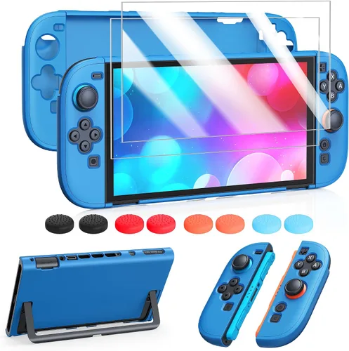 Vista 16 de FYOUNG Protective Case for Nintendo Switch 2 2025, Slim Hard Shell for Switch 2 Accessories, Scratch&Shock Protection Cover with Screen Protector, 8