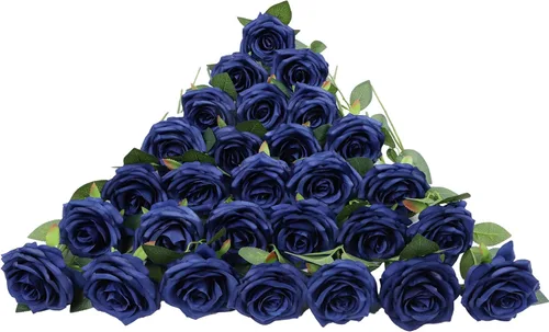 Vista 51 de LVEFIT 12 rosas artificiales de seda de color naranja quemado, ramo de rosas de seda de tallo largo para bodas, despedidas de soltera, fiestas