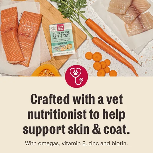 Vista 12 de The Honest Kitchen Alimento funcional de grado humano: Salud del corazón - Caldo de pavo y salmón estofado de comida para perros, 5.5 onzas x 12