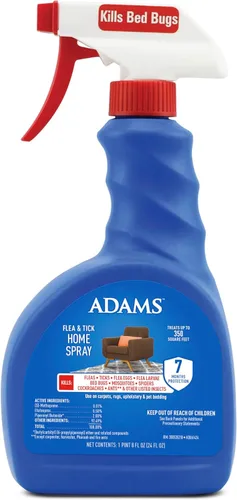 Vista 13 de ADAMS Botanicals Espray para pulgas y garrapatas para mascotas y hogar, para perros, gatos y hogar, 16 onzas