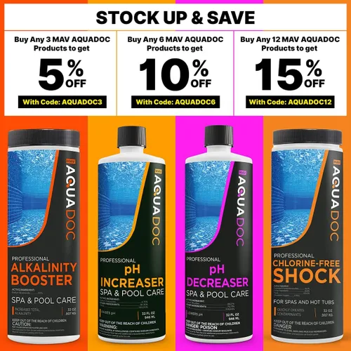 Vista 8 de AquaDoc Spa - Aumento de pH para bañera de hidromasaje, 32 onzas, pH de spa para equilibrio de agua, productos químicos para bañera de hidromasaje