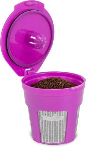 Perfect Pod Cafe Fill Deluxe 2.0 1-Stream - Cápsula de filtro de café reutilizable, compatible con Keurig y cafetera seleccionada de una sola porción