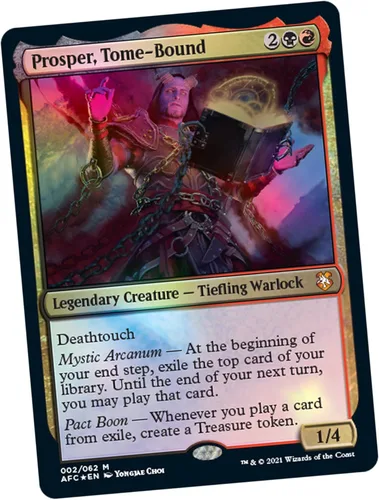 Vista 3 de Magic: The Gathering - Aventuras en los Reinos Olvidados, Mazo Commander - Portal Planar (Rojo-Negro)