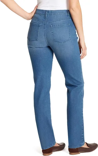 Vista 5 de Gloria Vanderbilt - Jeans clásicos Amanda, cónicos y de cintura alta para mujer