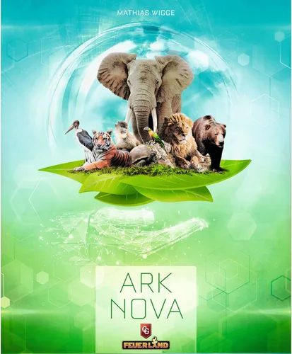 Vista 6 de Capstone Games Ark Nova: Zoo Map Pack 1 Juego de mesa de estrategia para 1 a 4 jugadores Expansión competitiva de gestión del zoológico