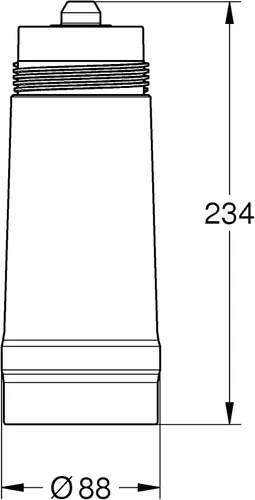 Vista 3 de Grohe 40404001 Filtro de agua de repuesto azul de 5 etapas con capacidad de 158.5 galones