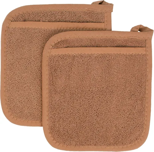 Vista 7 de RITZ Terry Pocket Mitt & Hot Pad: Unparalleled Heat Resistant, Durable 100% Cotton – Ergonomically Designed for Optimal Grip – Easy-Care Machine