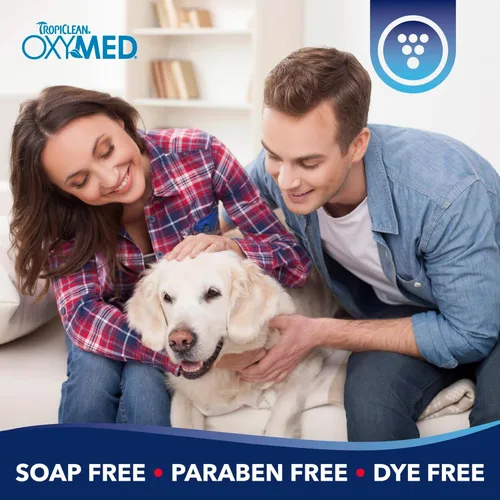 Vista 8 de TropiClean OxyMed - Limpiador enzimático de oídos para perros, tratamiento para perros, solución de limpieza de oídos recomendada por veterinarios