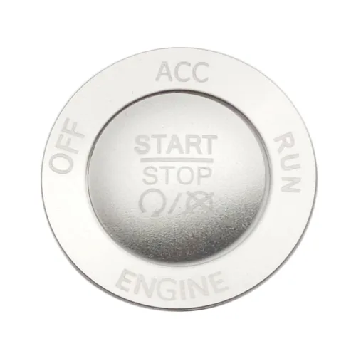 Vista 6 de Cubierta de botón de arranque y parada para Dodge Challenger Dodge RAM 1500 Dodge Charger 2015-2021, aleación de aluminio, color negro