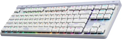 Vista 13 de Logitech G515 Teclado inalámbrico para juegos TKL, LIGHTSYNC RGB, diseño delgado Tenkeyless, teclas PBT Double-Shot, interruptores mecánicos Negro