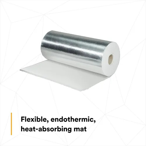 Vista 4 de 3M Interam - Alfombrilla endotérmica E-5A-4, fácil de instalar, liberación de agua unida químicamente, sistema de envoltura absorbente de calor