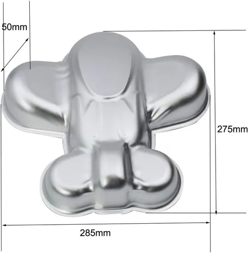 Vista 3 de Molde de la hornada de la cacerola de la torta del avión de la aleación de aluminio